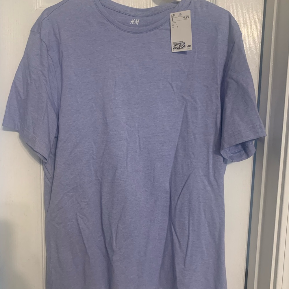 BRAND NEW! H&M Mens Blue T-shirt